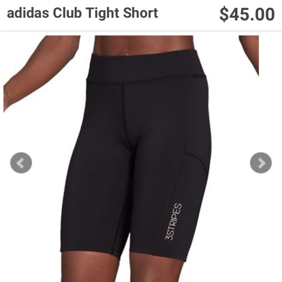 Adidas Club Short Tight Biker Shorts - Picture 1 of 2